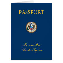 Eds Custom Travel Theme Bar Mitzvah Greeting Card