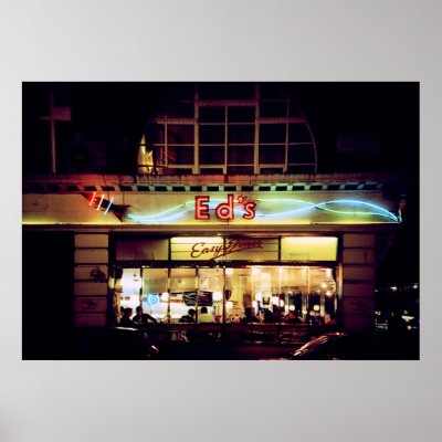 Ed's Diner in Soho London UK Print by ambrosebrown