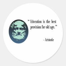 Education Aristotle sticker set