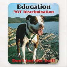 Education not Discrimination mousepad