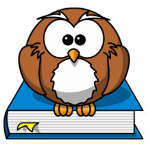 Education Owl on Blue Book Photo Sculpture