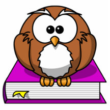 Education Owl on Purple Book Acrylic Cut Outs
