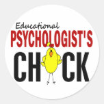 Educational Psychologist’s Chick Round Sticker