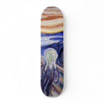 edvard munch custom skate board