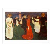 Edvard Munch - The Dance Of Life Post Card