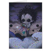 edward candyhands greeting card