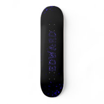 edward custom lightning star skateboard deck by m
