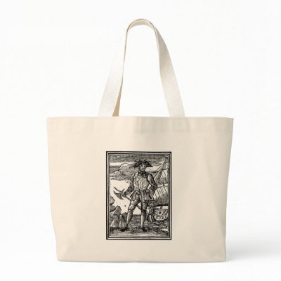 Edward England Pirate Portrait Bag by PirateTavern