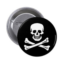 Edward England's Pirate Pinback Button