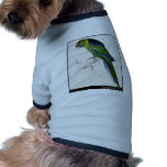 Edward Lear's Barnard’s Parakeet Dog T Shirt
