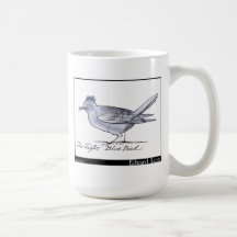 Edward Lear's Light Blue Bird Mugs