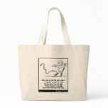 Edward Lear's Old Man with a flute Limerick Tote Bags