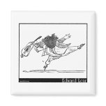 Edward Lear's Old Person of Ischia Image Refrigerator Magnet