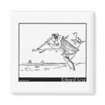 Edward Lear's Young Lady of Portugal Image Refrigerator Magnet