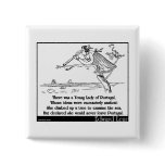Edward Lear's Young Lady of Portugal Limerick Buttons