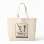 Edward Lear's Young Lady whose chin Limerick Tote Bag