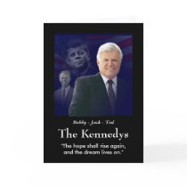 Edward (Ted) Kennedy - In Memorium Cards