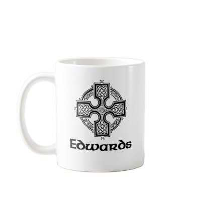 Edwards Celtic Cross Coffee Mug by NameGame