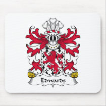 Edwards Family Crest Mouse Pads
