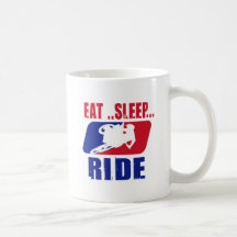 Eeat Sleep and ride Coffee Mug