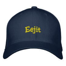 "Eejit" Cap (Dark) Embroidered Baseball Caps