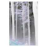 EERIE FOREST TREES LEAVES COLOR NEGATIVE
