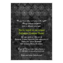 Eerie Halloween Party invitation