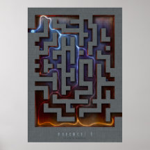 Eerie maze - Poster