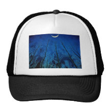 Eerie Moonlight Mesh Hats