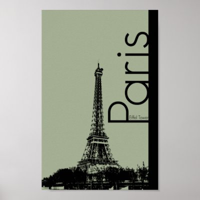 effeltower-paris print by ohkanon