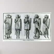 Effigies of Knight Templars Poster