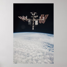 Effort de navette spatiale et ISS Posters