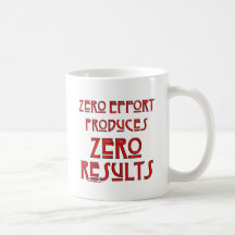 Effort nul… tasse à café