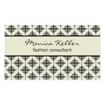 Effortlessly Stylish Business Card, Ivory