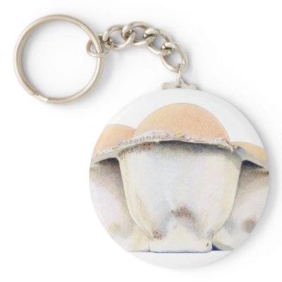 Egg Carton Keychain by floatinglemons