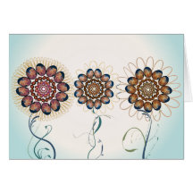 Egg Flower Mandala Cards