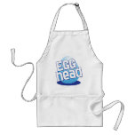 egg head easter bald funny apron