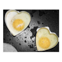 Egg Hearts Post Card
