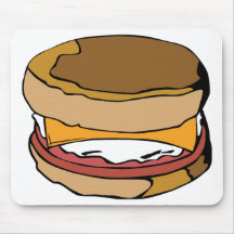 Egg muffin mouse pads