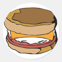 Egg muffin sticker