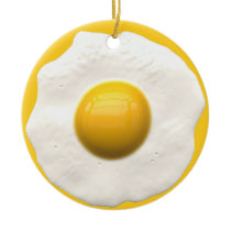 Egg Over Easy Christmas Ornament