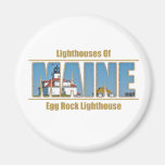 Egg Rock Lighthouse Text Image Magnets