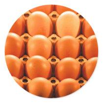 egg round sticker