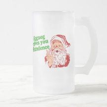 Eggnog Makes Santa Fart Mug