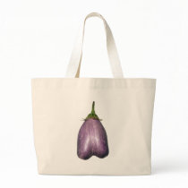 Eggplant Tote Bags