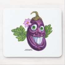eggplant mouse pad