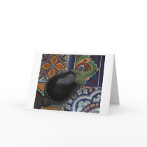 Eggplant on Tiles Cards