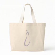 Eggplant Vegetable Icon Canvas Bag