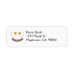 Eggs and Bacon Grin Address Label