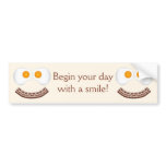 Eggs and Bacon Grin Bumper Sticker